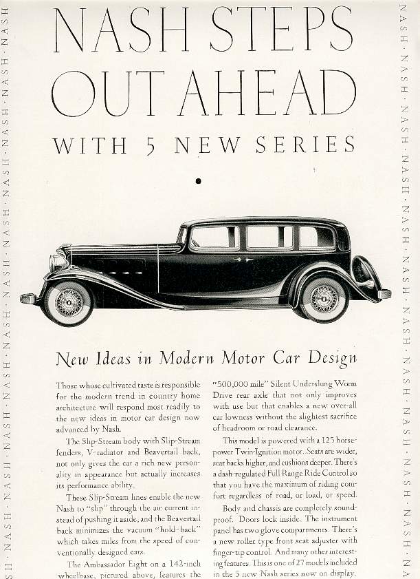 1932 Nash Auto Advertising